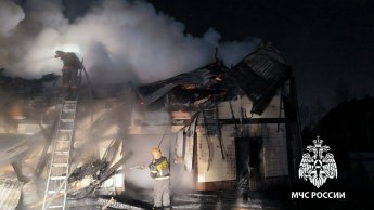 В Иркутской области на пожаре погибли мать и сын