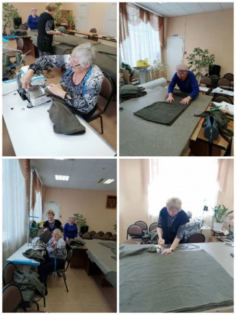 В селе Оек местные активисты совместно с администрацией и Домом культуры организовали мини-цех по пошиву вещей одежды для бойцов-участников специальной военной операции.