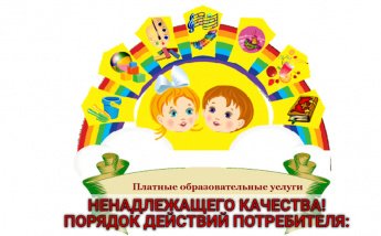 Порядок действий  потребителя при оказании  платных образовательных  услуг ненадлежащего качества
